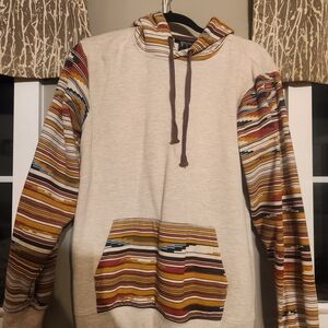 Ariat Beige and Brown Knit Sweater